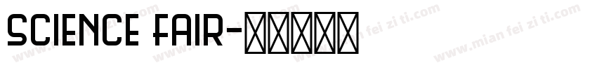 Science Fair字体转换